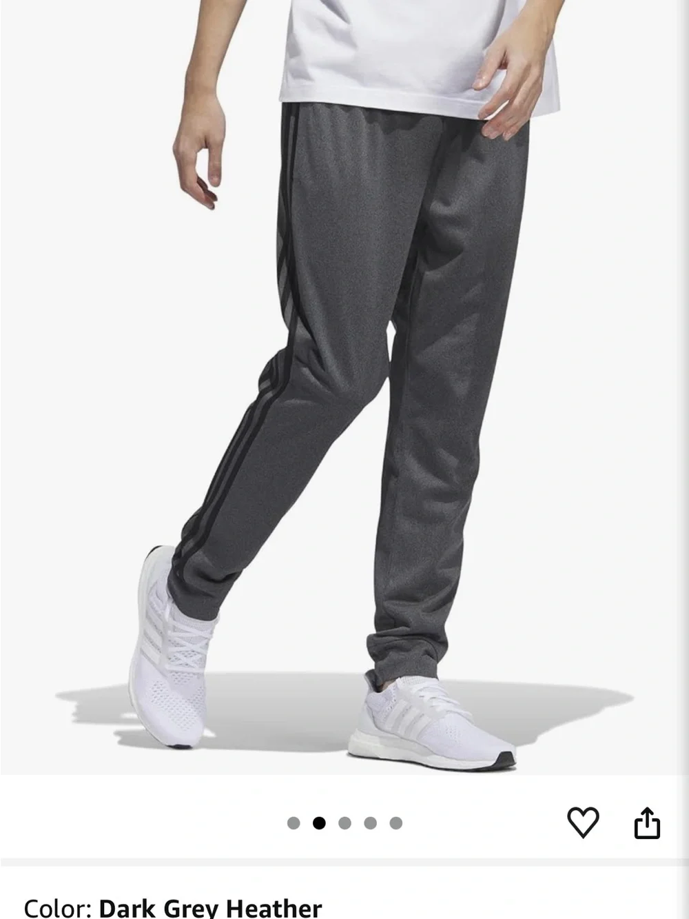 adidas Men's Three Stripe Tricot Track Pants